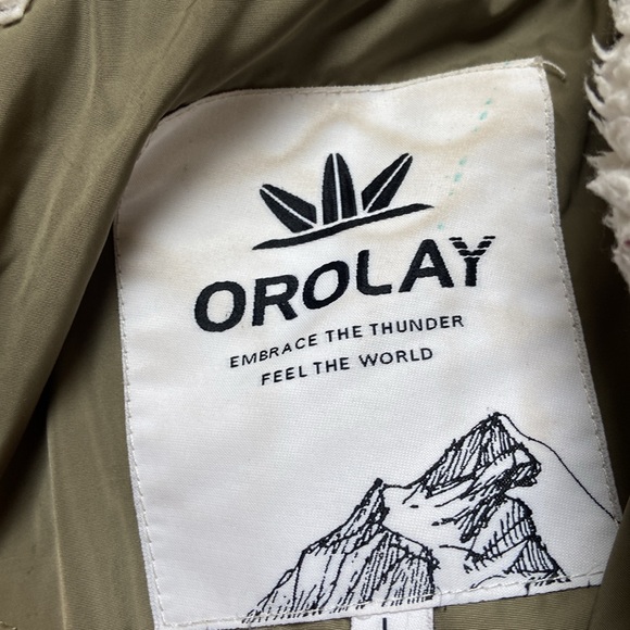 Orolay winter coat jacket sz L - Picture 8 of 9